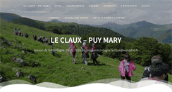 Desktop Screenshot of leclaux-puymary.com